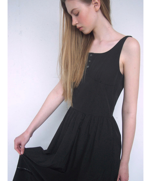 ETMON(エトモン)の「Button Lace Sleeveless Dress, Black(ワンピース・レディース・その他・SMALL/MEDIUM)」の5枚目の写真