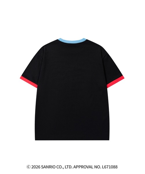 aimoha(アイモハ)の「HOOK -original- サンリオキャラクターズ コラボ プリントTシャツ(Tシャツ/カットソー・メンズ・ホワイト/ブラック・L/S/M)」の7枚目の写真