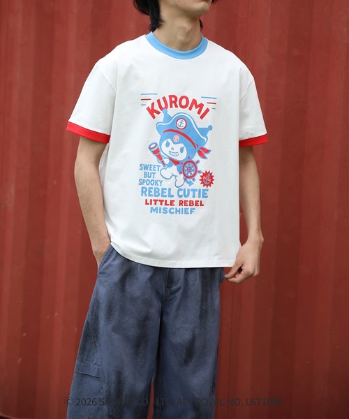 aimoha(アイモハ)の「HOOK -original- サンリオキャラクターズ コラボ プリントTシャツ(Tシャツ/カットソー・メンズ・ホワイト/ブラック・L/S/M)」の22枚目の写真