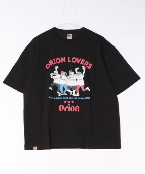 Duckster(ダックスター)の「オリオンビールコラボ RELAXED FIT S/STEE (ORION LOVERS)(Tシャツ/カットソー・メンズ・ブラック/ホワイト・L/M/XL)」の4枚目の写真