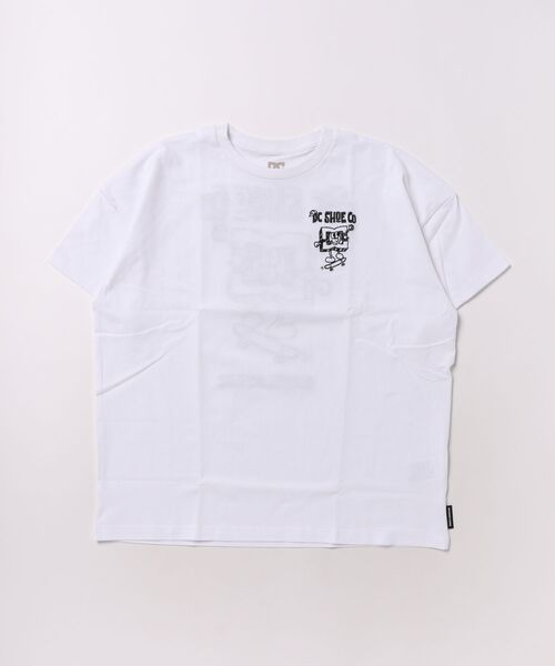 DC SHOES(ディーシーシューズ)の「DC Shoes キッズ 26 KD PLAY SS Tシャツ 【2026年夏モデル】(Tシャツ/カットソー・キッズ・ホワイト系その他2/ホワイト系その他/ブラック系その他/ブラック系その他2・120/130/140/150/160)」の1枚目の写真