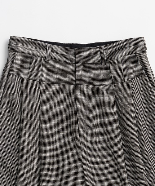 PRANK PROJECT(プランクプロジェクト)の「【2026Summer Pre-Order】ダブルベルトタックワイドパンツ / Double-Belted Wide-Leg Pants(その他パンツ・レディース・ブラック/ホワイト/ブラウン・36/38)」の13枚目の写真