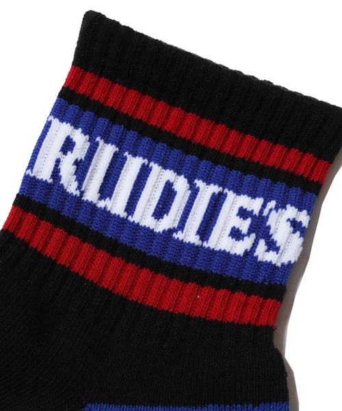 RUDIE'S(ルーディーズ)の「SLICK SOCKS(ソックス/靴下・メンズ・ホワイト/ブラック・FREE)」の3枚目の写真