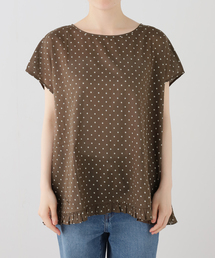 【SOIL】 80s COTTON VOILE DOT PRINT HEM FRIL
