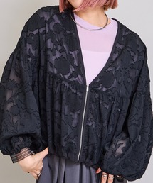 シアージャカードブルゾン