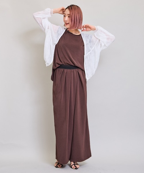 LHELBIE(レルビエ)の「シアージャカードブルゾン(ブルゾン・レディース・オフホワイト/ブラック×ホワイト/ブラック・M)」の12枚目の写真