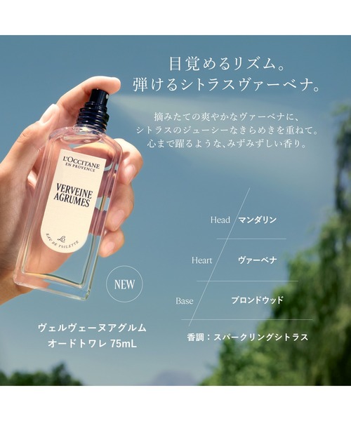 L'OCCITANE（ロクシタン）の「ヴェルヴェーヌアグルム[シトラスヴァーベナ] オードトワレ 75mL 香水（香水・レディース・その他・FREE）」の3枚目の写真