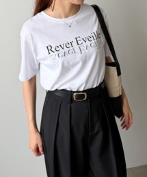 Bab | ロゴプリント刺しゅうＴシャツ(Tシャツ/カットソー)