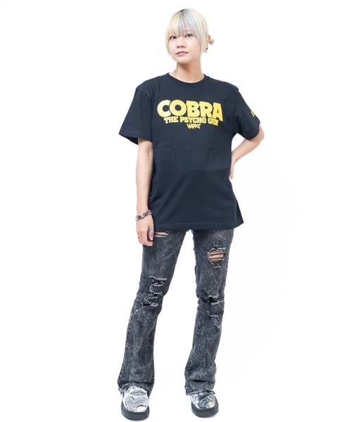 ハードコアチョコレート（ハードコアチョコレート）の「コブラ-COBRA-(黄金とダイヤイエロー)-復刻版-（Tシャツ/カットソー・メンズ・ブラック・XX-LARGE/LARGE/X-LARGE）」の9枚目の写真
