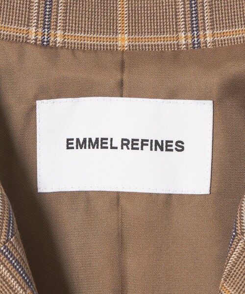 EMMEL REFINES(エメルリファインズ)の「<EMMEL REFINES>EM タータンチェック Wボタン ジャケット(テーラードジャケット・レディース・ダークブラウン/ベージュ・S/M)」の14枚目の写真