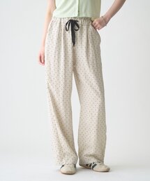CIAOPANIC TYPY | 【3サイズ展開/接触冷感】ドット柄ワイドイージーパンツ(その他パンツ)