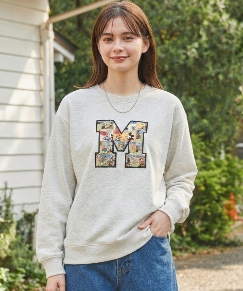 セール】＜Disney＞【ミッキー】コミック柄トレーナー（Tシャツ