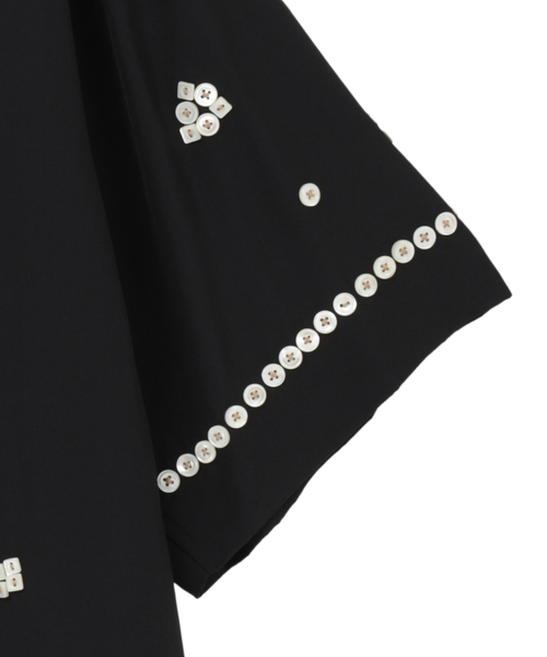 CURRENTAGE(カレンテージ)の「Pearly king&Queen short sleeve shirt(MENS)(シャツ/ブラウス・メンズ・ブラック・3/4)」の5枚目の写真