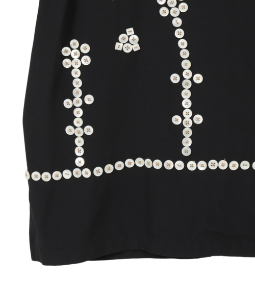 CURRENTAGE(カレンテージ)の「Pearly king&Queen short sleeve shirt(MENS)(シャツ/ブラウス・メンズ・ブラック・3/4)」の6枚目の写真