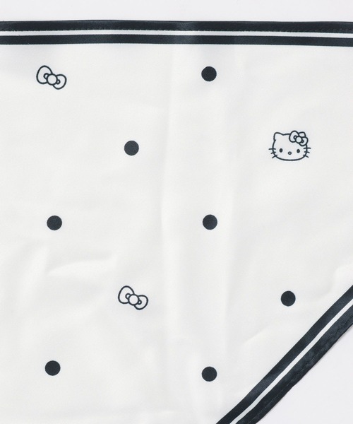 LOWRYS FARM(ローリーズファーム)の「【HELLO KITTY】DOTミニスカーフ 672127 /GOODS(バンダナ/スカーフ・レディース・ブラック/ブラウン/ホワイト・FREE)」の12枚目の写真