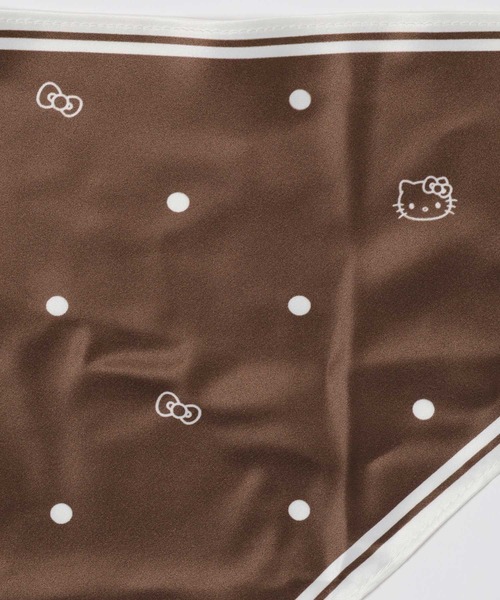 LOWRYS FARM(ローリーズファーム)の「【HELLO KITTY】DOTミニスカーフ 672127 /GOODS(バンダナ/スカーフ・レディース・ブラック/ブラウン/ホワイト・FREE)」の14枚目の写真
