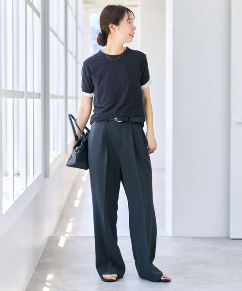 Spick & Span(スピックアンドスパン)の「《2枚セット / 別注》J.J.Mercer / ジェイジェイマーサー 2SET TEE(Tシャツ/カットソー・レディース・ピンク/サックスブルー/レッド/ネイビー・FREE)」の6枚目の写真