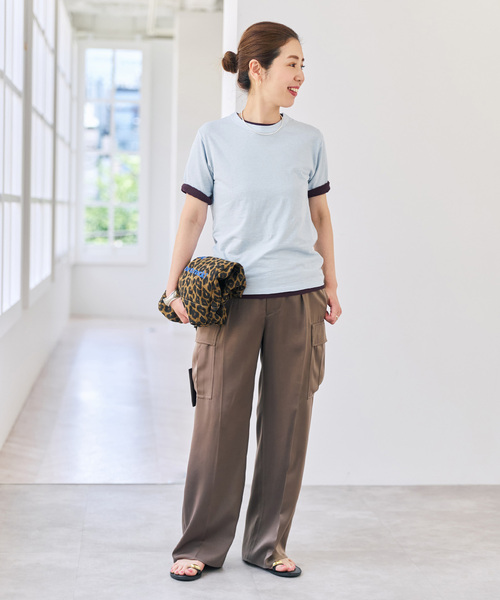Spick & Span(スピックアンドスパン)の「《2枚セット / 別注》J.J.Mercer / ジェイジェイマーサー 2SET TEE(Tシャツ/カットソー・レディース・ピンク/サックスブルー/レッド/ネイビー・FREE)」の7枚目の写真