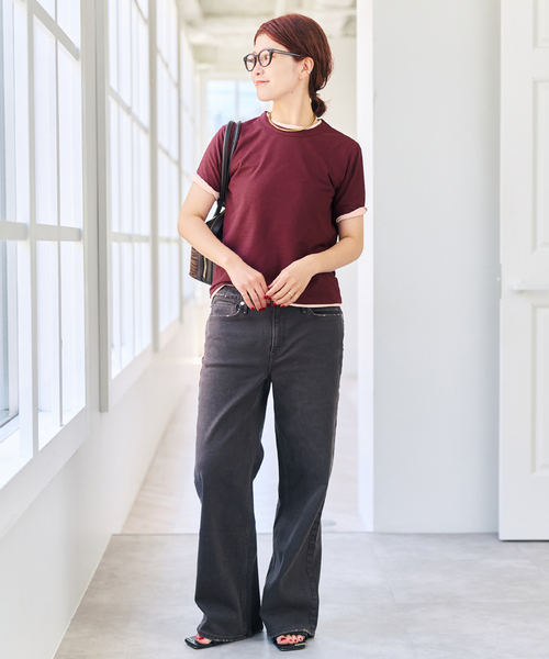 Spick & Span(スピックアンドスパン)の「《2枚セット / 別注》J.J.Mercer / ジェイジェイマーサー 2SET TEE(Tシャツ/カットソー・レディース・ピンク/サックスブルー/レッド/ネイビー・FREE)」の10枚目の写真