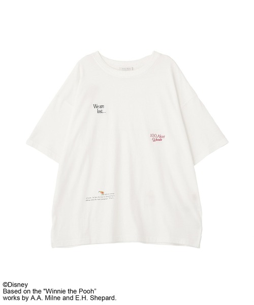 Green Parks(グリーンパークス)の「Winnie the Pooh/ランダムロゴTシャツ(ニット/セーター・レディース・オフホワイト・FREE)」の17枚目の写真