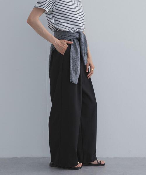 URBAN RESEARCH DOORS（アーバンリサーチドアーズ）の「ソフトオックスイージーパンツ（その他パンツ・レディース・ブラック/ブラウン/カーキ・FREE）」の20枚目の写真