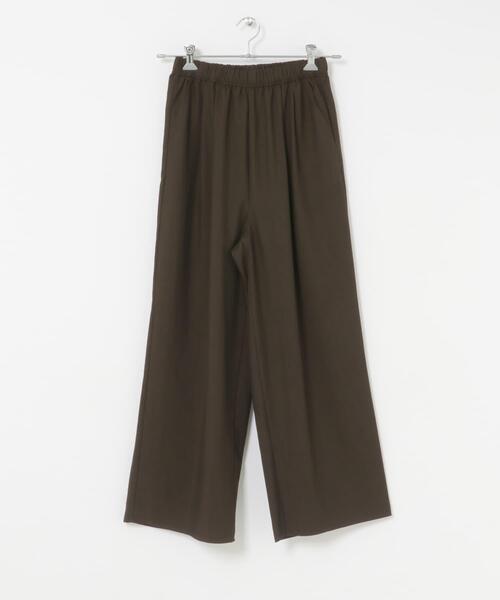 URBAN RESEARCH DOORS（アーバンリサーチドアーズ）の「ソフトオックスイージーパンツ（その他パンツ・レディース・ブラック/ブラウン/カーキ・FREE）」の5枚目の写真