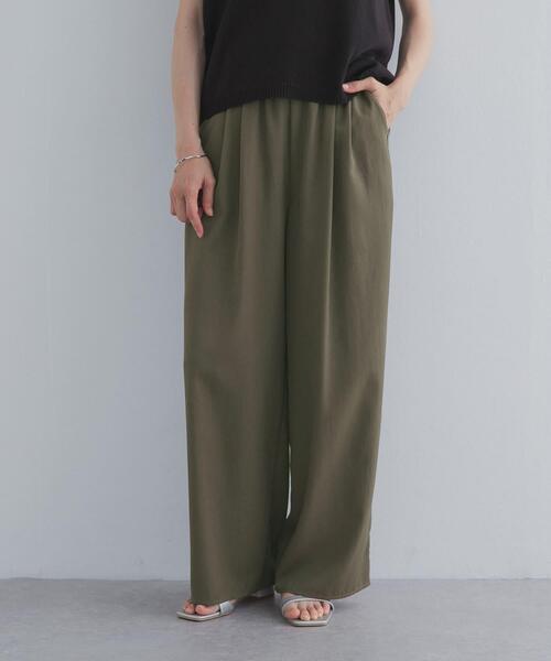 URBAN RESEARCH DOORS（アーバンリサーチドアーズ）の「ソフトオックスイージーパンツ（その他パンツ・レディース・ブラック/ブラウン/カーキ・FREE）」の11枚目の写真