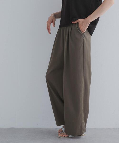 URBAN RESEARCH DOORS（アーバンリサーチドアーズ）の「ソフトオックスイージーパンツ（その他パンツ・レディース・ブラック/ブラウン/カーキ・FREE）」の12枚目の写真