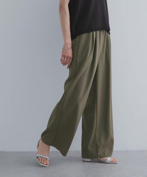 URBAN RESEARCH DOORS（アーバンリサーチドアーズ）の「ソフトオックスイージーパンツ（その他パンツ・レディース・ブラック/ブラウン/カーキ・FREE）」の14枚目の写真