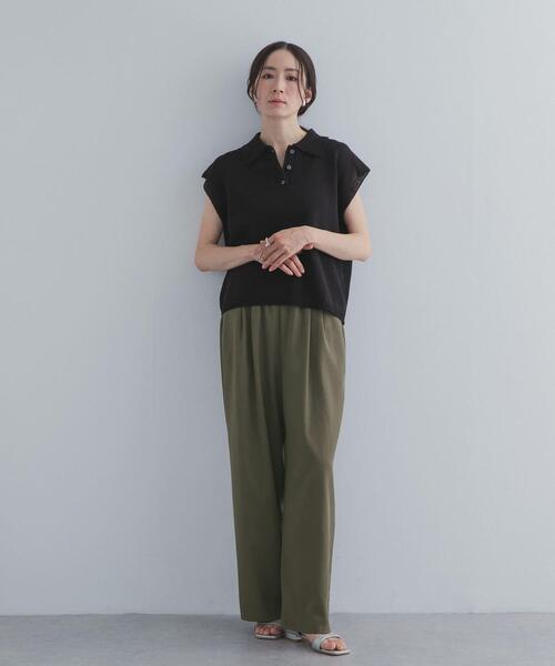 URBAN RESEARCH DOORS（アーバンリサーチドアーズ）の「ソフトオックスイージーパンツ（その他パンツ・レディース・ブラック/ブラウン/カーキ・FREE）」の17枚目の写真
