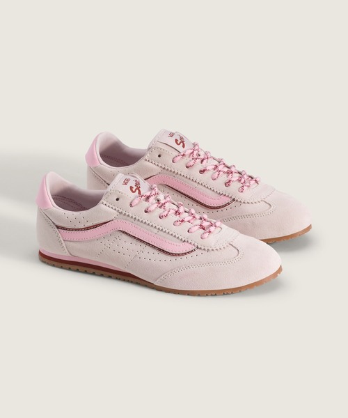 VANS（バンズ）の「スーパーロープロ / Super Lowpro LACES Pale Petal VN000D8TGSF1（スニーカー・メンズ・ライトピンク・4/6/6.5/5/7/7.5/5.5/4.5）」の2枚目の写真