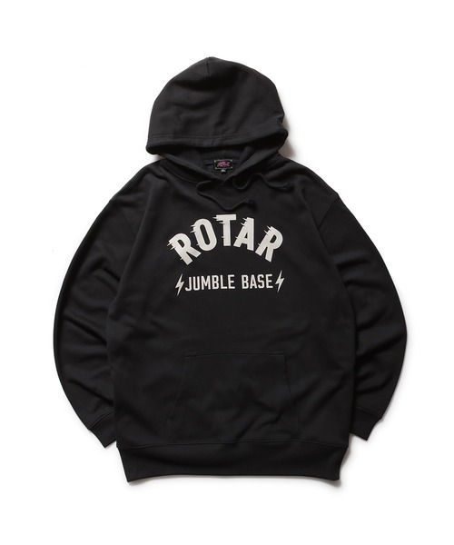 ROTAR（ローター）の「ROTAR fast LOGO PO PARKA（パーカー・メンズ・ブラック/アッシュグレー/ネイビー・X-LARGE/LARGE/MEDIUM/SMALL）」の2枚目の写真