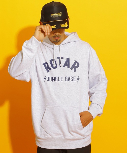 ROTAR（ローター）の「ROTAR fast LOGO PO PARKA（パーカー・メンズ・ブラック/アッシュグレー/ネイビー・X-LARGE/LARGE/MEDIUM/SMALL）」の4枚目の写真