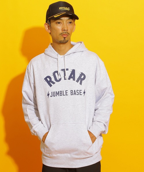 ROTAR（ローター）の「ROTAR fast LOGO PO PARKA（パーカー・メンズ・ブラック/アッシュグレー/ネイビー・X-LARGE/LARGE/MEDIUM/SMALL）」の6枚目の写真