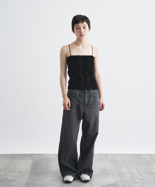 NEEDBY heritage(ニードバイヘリテージ)の「NEEDBY heritage * CODE A|TSUGUMI(その他パンツ・レディース・ブラック・22/26/25/24/23)」の4枚目の写真