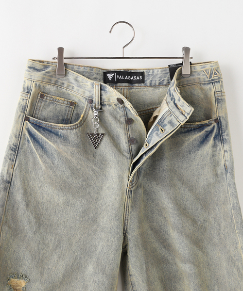 VALABASAS(ヴァラバサス)の「VALABASAS / ヴァラバサス "ICELAND" DENIM SHORTS(その他パンツ・メンズ・ブルー・LARGE/MEDIUM)」の4枚目の写真