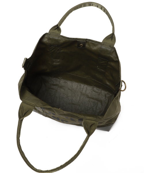 LUCEBER(ルースバー)の「《追加5》別注【LUCEBER/ルースバー】militaryショルダーBAG(トートバッグ・レディース・カーキ/ベージュ/ブラック/ブラウン・FREE)」の10枚目の写真