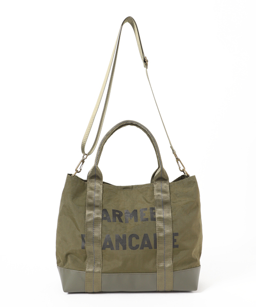 LUCEBER(ルースバー)の「《追加5》別注【LUCEBER/ルースバー】militaryショルダーBAG(トートバッグ・レディース・カーキ/ベージュ/ブラック/ブラウン・FREE)」の13枚目の写真