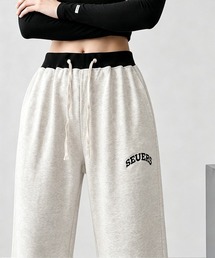 ワイドスウェットパンツ レディース韓国風