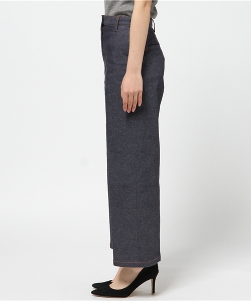 N.（N. Natural Beauty Basic）（エヌエヌナチュラルビューティーベーシック）の「インディゴワイドセンタープレス（その他パンツ・レディース・ネイビー・MEDIUM/SMALL）」の3枚目の写真