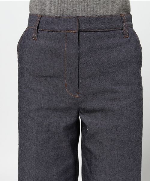 N.（N. Natural Beauty Basic）（エヌエヌナチュラルビューティーベーシック）の「インディゴワイドセンタープレス（その他パンツ・レディース・ネイビー・MEDIUM/SMALL）」の9枚目の写真