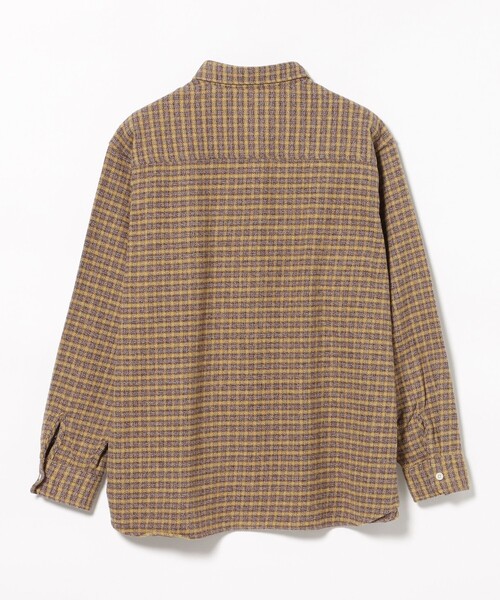 BEAMS HEART(ビームスハート)の「チェック ネルシャツ(シャツ/ブラウス・メンズ・ブラウン/ネイビー・SMALL/LARGE/MEDIUM)」の6枚目の写真