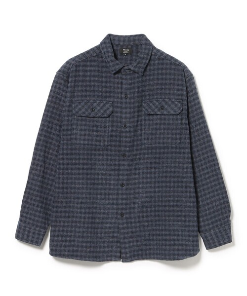 BEAMS HEART(ビームスハート)の「チェック ネルシャツ(シャツ/ブラウス・メンズ・ブラウン/ネイビー・SMALL/LARGE/MEDIUM)」の14枚目の写真