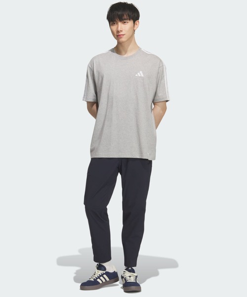 adidas（アディダス）の「M ESS+ ｳｰﾌﾞﾝ ﾊﾟﾝﾂ / アディダス adidas（スウェットパンツ・メンズ・ブルー・X-SMALL/XX-LARGE/3XL/MEDIUM/LARGE/SMALL/X-LARGE）」の3枚目の写真