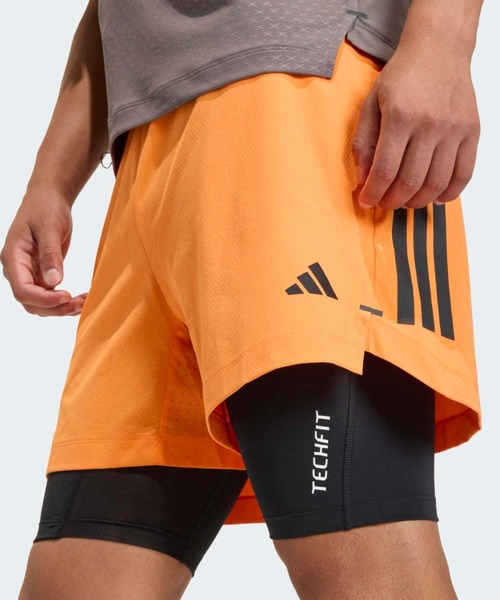 adidas(アディダス)の「D4T パワー スリーストライプス ショーツ / ハーフパンツ / アディダス adidas(その他パンツ・メンズ・オレンジ・3XL(7inch)/2XL(7inch)/XL(7inch)/S(7inch)/M(7inch)/L(7inch)/XS(7inch))」の7枚目の写真