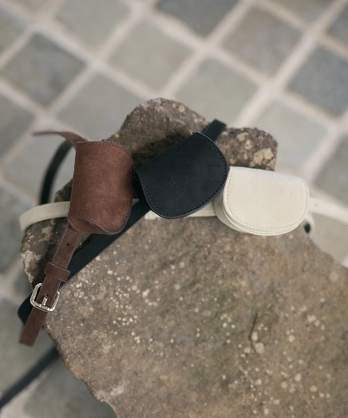 LAULEN（ローレン）の「belt pouch mini case /ベルトポーチミニケース（ボディバッグ/ウエストポーチ・レディース・ブラック/アッシュグレー/ブラウン・FREE）」の18枚目の写真