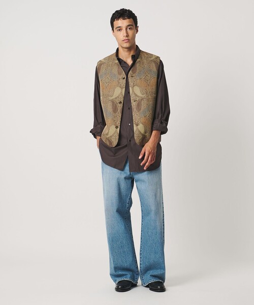LOEFF(ロエフ)の「<LOEFF>ペイズリー プリント ベスト UNISEX(ベスト・レディース・ブラウン系・1/2/0)」の7枚目の写真
