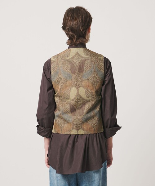 LOEFF(ロエフ)の「<LOEFF>ペイズリー プリント ベスト UNISEX(ベスト・レディース・ブラウン系・1/2/0)」の12枚目の写真