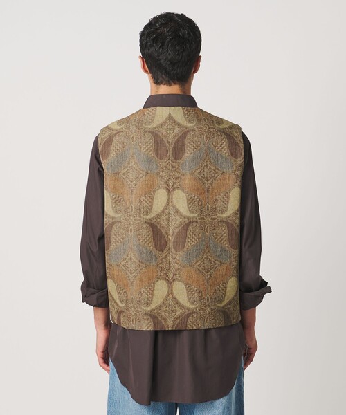 LOEFF(ロエフ)の「<LOEFF>ペイズリー プリント ベスト UNISEX(ベスト・レディース・ブラウン系・1/2/0)」の16枚目の写真