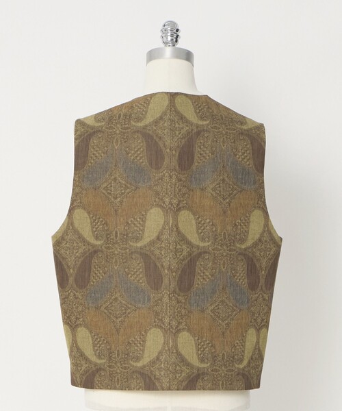 LOEFF(ロエフ)の「<LOEFF>ペイズリー プリント ベスト UNISEX(ベスト・レディース・ブラウン系・1/2/0)」の18枚目の写真